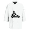 Eight Pearl Button Chef Coat with Thermometer Pocket Thumbnail