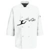 Eight Pearl Button Chef Coat with Thermometer Pocket Thumbnail