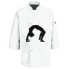 Eight Pearl Button Chef Coat with Thermometer Pocket Thumbnail