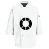 Eight Pearl Button Chef Coat with Thermometer Pocket Thumbnail