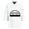 Eight Pearl Button Chef Coat with Thermometer Pocket Thumbnail