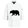 Eight Pearl Button Chef Coat with Thermometer Pocket Thumbnail