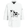Eight Pearl Button Chef Coat with Thermometer Pocket Thumbnail