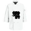 Eight Pearl Button Chef Coat with Thermometer Pocket Thumbnail