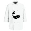 Eight Pearl Button Chef Coat with Thermometer Pocket Thumbnail