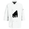 Eight Pearl Button Chef Coat with Thermometer Pocket Thumbnail
