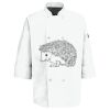 Eight Pearl Button Chef Coat with Thermometer Pocket Thumbnail