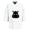 Eight Pearl Button Chef Coat with Thermometer Pocket Thumbnail