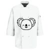 Eight Pearl Button Chef Coat with Thermometer Pocket Thumbnail