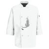 Eight Pearl Button Chef Coat with Thermometer Pocket Thumbnail