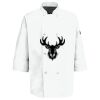 Eight Pearl Button Chef Coat with Thermometer Pocket Thumbnail