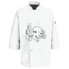 Eight Pearl Button Chef Coat with Thermometer Pocket Thumbnail