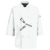 Eight Pearl Button Chef Coat with Thermometer Pocket Thumbnail