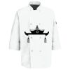 Eight Pearl Button Chef Coat with Thermometer Pocket Thumbnail