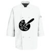 Eight Pearl Button Chef Coat with Thermometer Pocket Thumbnail