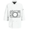 Eight Pearl Button Chef Coat with Thermometer Pocket Thumbnail