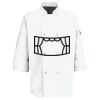 Eight Pearl Button Chef Coat with Thermometer Pocket Thumbnail