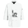 Eight Pearl Button Chef Coat with Thermometer Pocket Thumbnail