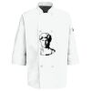 Eight Pearl Button Chef Coat with Thermometer Pocket Thumbnail