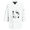 Eight Pearl Button Chef Coat with Thermometer Pocket Thumbnail