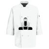 Eight Pearl Button Chef Coat with Thermometer Pocket Thumbnail