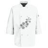 Eight Pearl Button Chef Coat with Thermometer Pocket Thumbnail