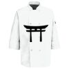 Eight Pearl Button Chef Coat with Thermometer Pocket Thumbnail
