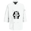 Eight Pearl Button Chef Coat with Thermometer Pocket Thumbnail