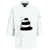 Eight Pearl Button Chef Coat with Thermometer Pocket Thumbnail