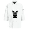Eight Pearl Button Chef Coat with Thermometer Pocket Thumbnail