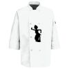 Eight Pearl Button Chef Coat with Thermometer Pocket Thumbnail