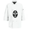Eight Pearl Button Chef Coat with Thermometer Pocket Thumbnail