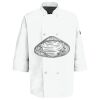 Eight Pearl Button Chef Coat with Thermometer Pocket Thumbnail