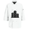 Eight Pearl Button Chef Coat with Thermometer Pocket Thumbnail