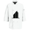 Eight Pearl Button Chef Coat with Thermometer Pocket Thumbnail