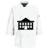 Eight Pearl Button Chef Coat with Thermometer Pocket Thumbnail