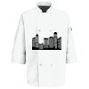 Eight Pearl Button Chef Coat with Thermometer Pocket Thumbnail