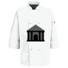 Eight Pearl Button Chef Coat with Thermometer Pocket Thumbnail