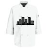 Eight Pearl Button Chef Coat with Thermometer Pocket Thumbnail