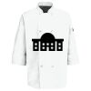 Eight Pearl Button Chef Coat with Thermometer Pocket Thumbnail