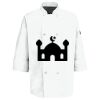 Eight Pearl Button Chef Coat with Thermometer Pocket Thumbnail