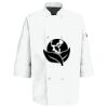 Eight Pearl Button Chef Coat with Thermometer Pocket Thumbnail