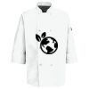Eight Pearl Button Chef Coat with Thermometer Pocket Thumbnail