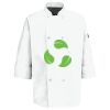 Eight Pearl Button Chef Coat with Thermometer Pocket Thumbnail