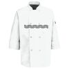 Eight Pearl Button Chef Coat with Thermometer Pocket Thumbnail
