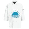 Eight Pearl Button Chef Coat with Thermometer Pocket Thumbnail