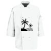 Eight Pearl Button Chef Coat with Thermometer Pocket Thumbnail