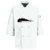 Eight Pearl Button Chef Coat with Thermometer Pocket Thumbnail