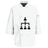 Eight Pearl Button Chef Coat with Thermometer Pocket Thumbnail
