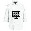 Eight Pearl Button Chef Coat with Thermometer Pocket Thumbnail